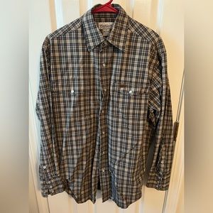 Mens Carhartt snap button shirt